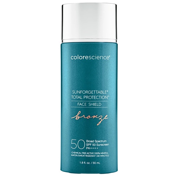 Colorescience Total Protection Face Shield SPF 50 Bronze 1.8 New Sealed tub - Picture 1 of 10